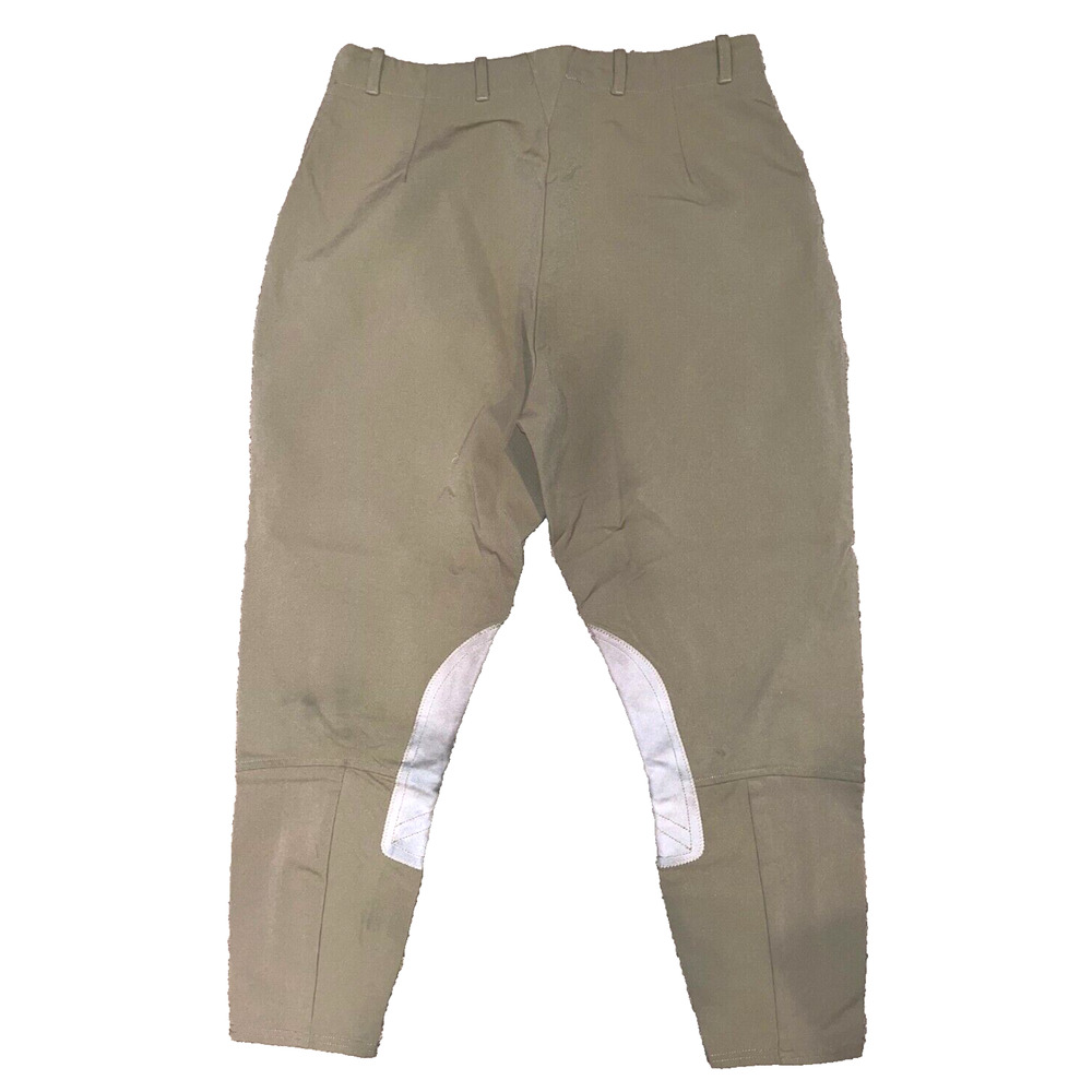 Ariat Pro Series Women’s Riding Breeches 36R 36x26 Beige Side Zip Equestrian - Picture 4 of 12